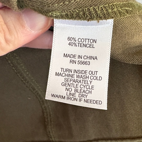 Rachel Zoe XL Dark Olive Utility Jacket - Picture 3 of 8